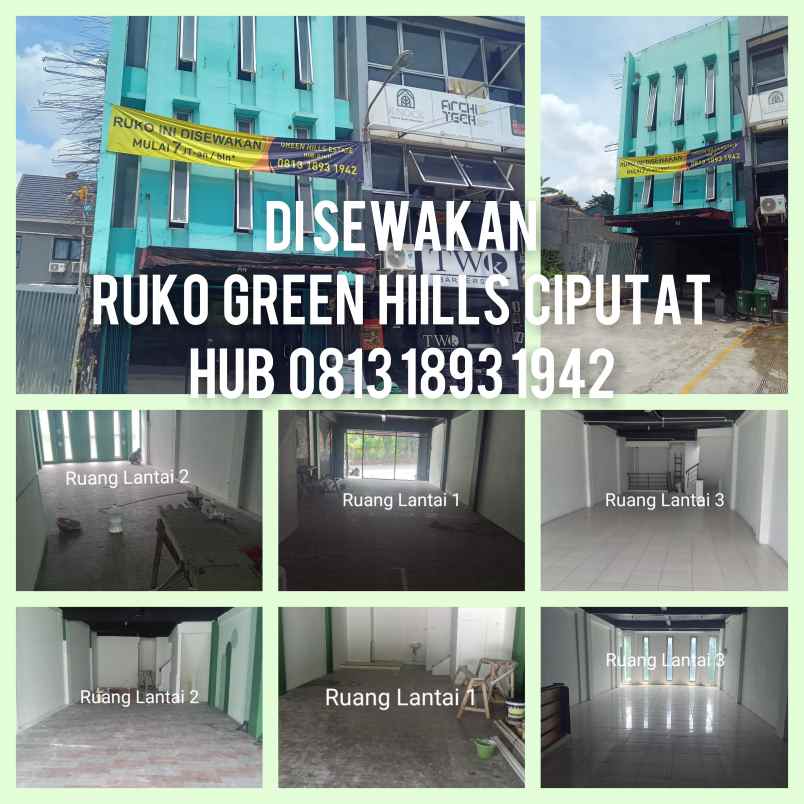 di sewakan ruko komersial lokasi strategis
