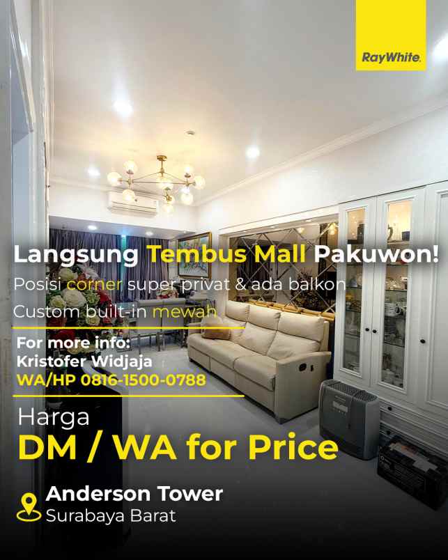 dijual apartemen anderson pakuwon indah