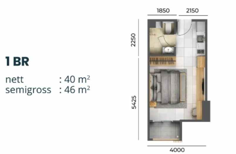 dijual apartemen jakarta garden city jgc