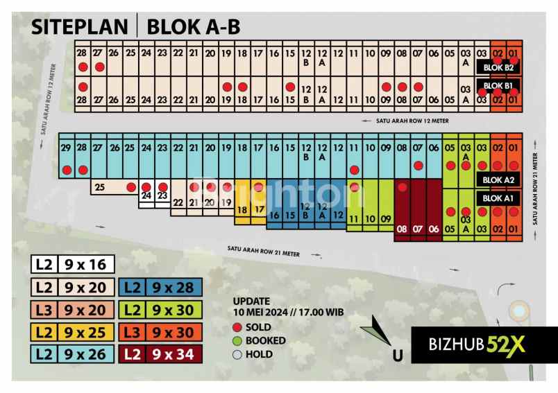 dijual ruko gudang kantor batu ampar kec balikpapan