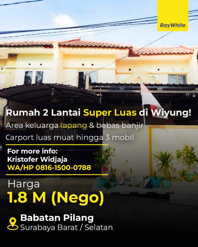 dijual rumah babatan pilang