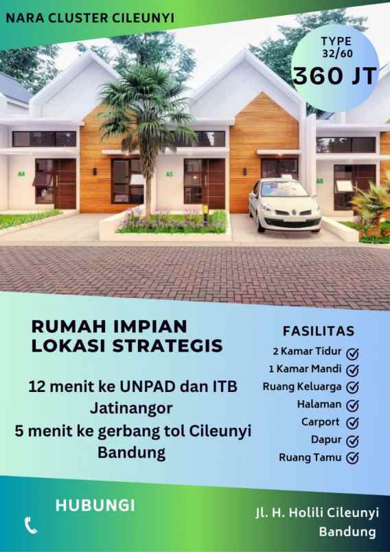 dijual rumah cileunyi bandung jawa barat