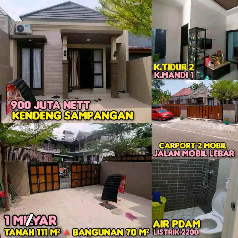 dijual rumah di kendeng sampangan semarang
