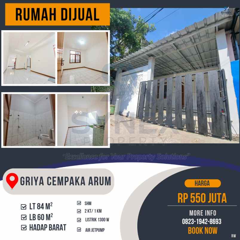 dijual rumah griya cempaka arum