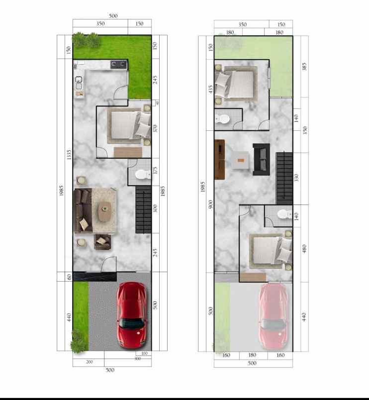 dijual rumah gunung anyar surabaya