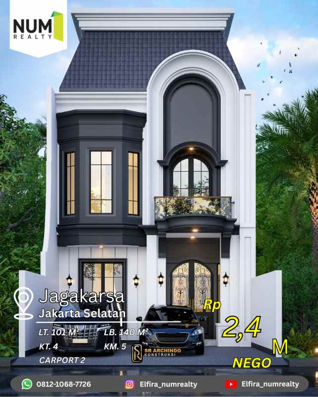 dijual rumah jagakarsa jakarta selatan