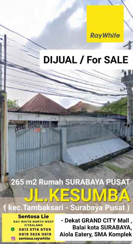 dijual rumah jalan kesumba