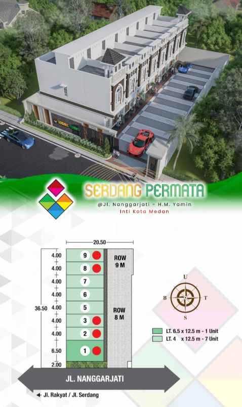 dijual rumah jalan nanggarjati hm yamin