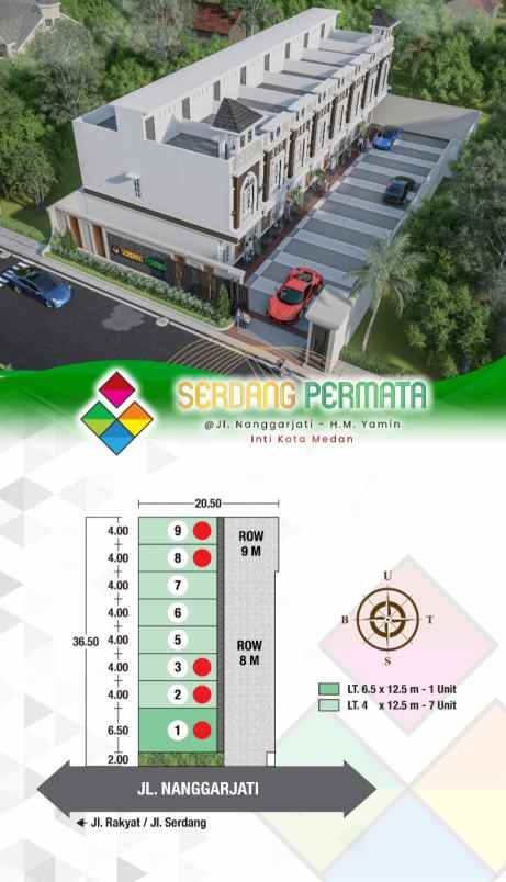 dijual rumah jalan nanggarjati hm yamin