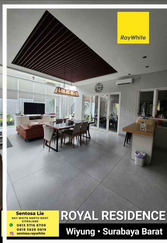 dijual rumah jalan royal residence