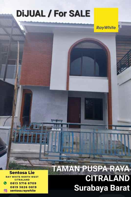 dijual rumah jalan taman puspa raya