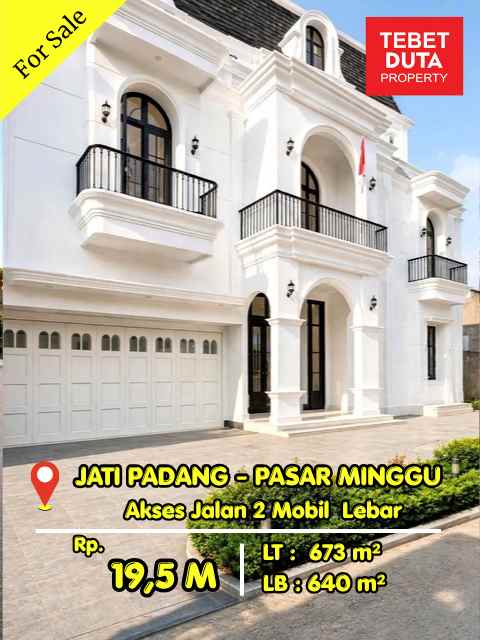 dijual rumah jatipadang pasar minggu