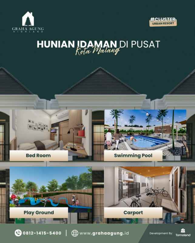 dijual rumah jl chili joyogrand blok