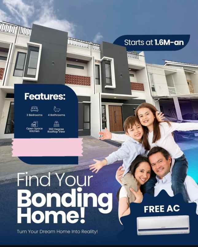 dijual rumah jl curug agung tanah baru