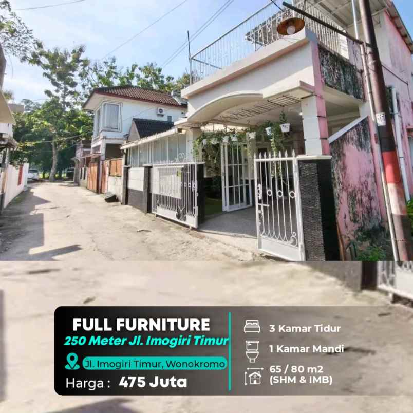 dijual rumah jl imogiri timur
