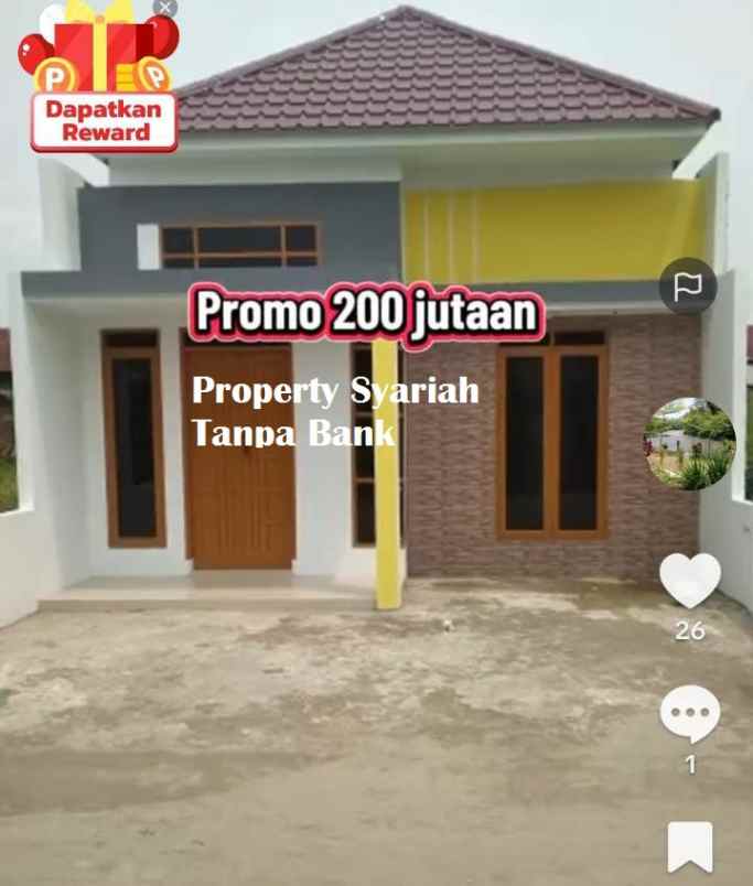 dijual rumah jl pendidikan 3 gg bunga