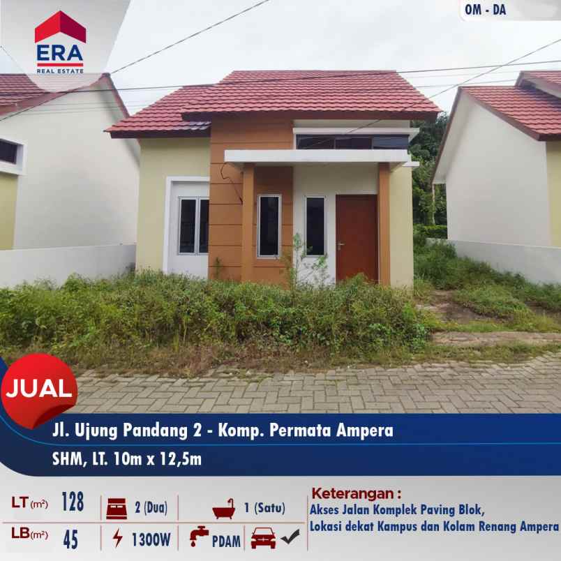 dijual rumah jl ujung pandang 2 komp