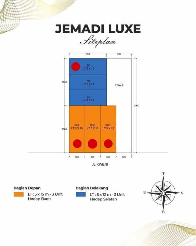 dijual rumah komplek jemadi luxe jalan