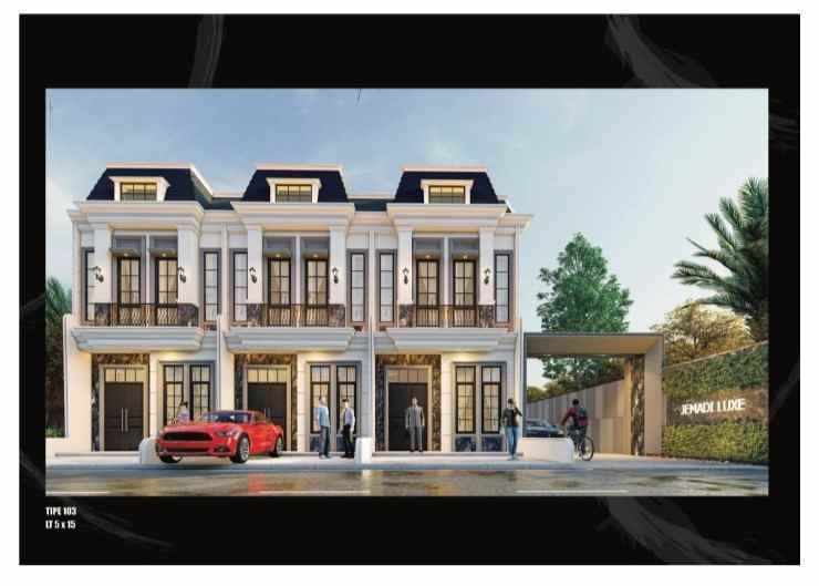 dijual rumah komplek jemadi luxe jalan