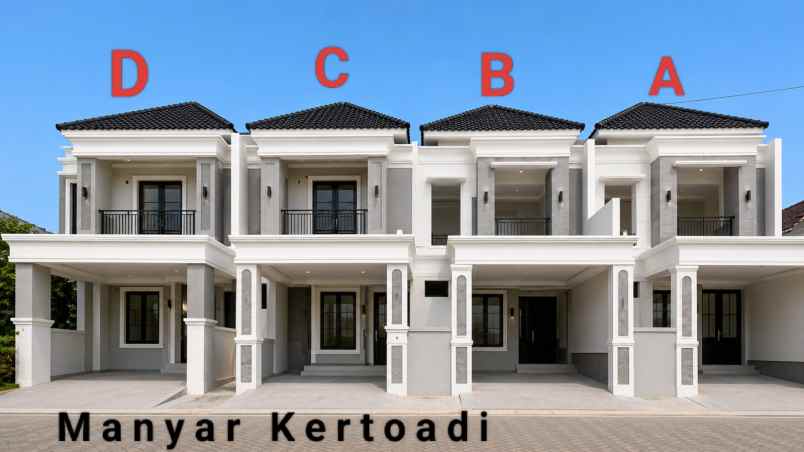 dijual rumah manyar kertoadi
