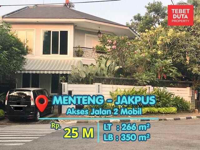 dijual rumah menteng