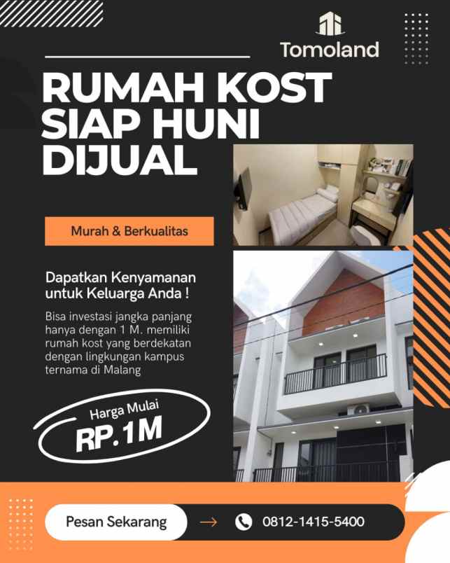 dijual rumah merjosari