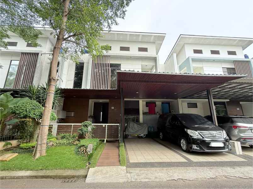 dijual rumah mewah cluster shinano jakarta garden city