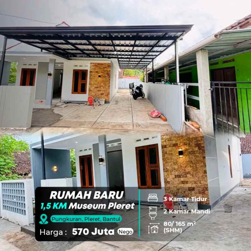 dijual rumah pleret