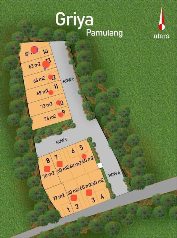 dijual rumah pondok benda