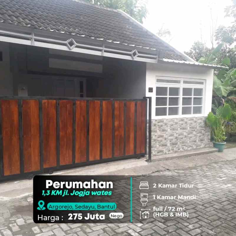 dijual rumah sedayu