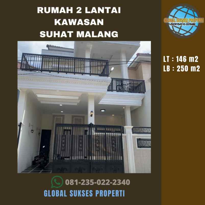 Rumah Bagus Mewah Estettik Siap Huni Luas Di Area Bisnis Malang