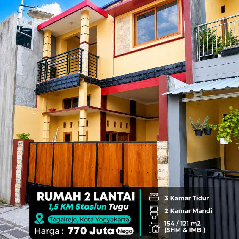 dijual rumah stasiun tugu
