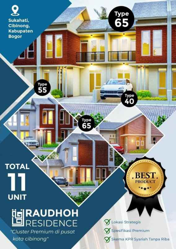 dijual rumah sukahati cibinong bogor