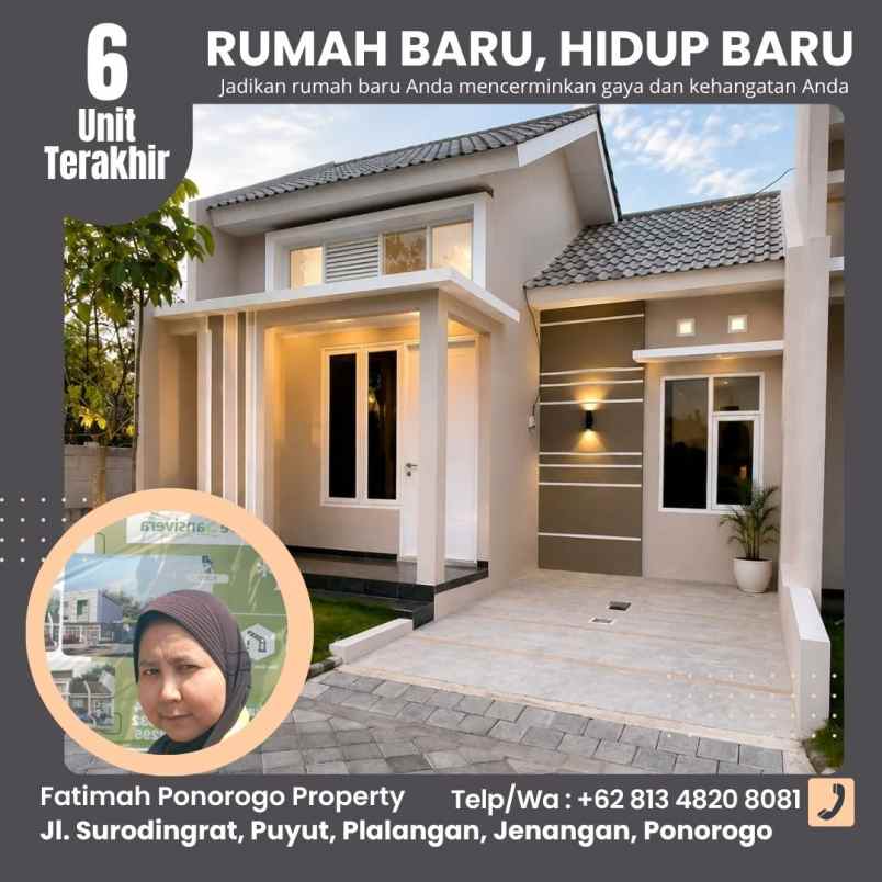 dijual rumah surodingrat puyut