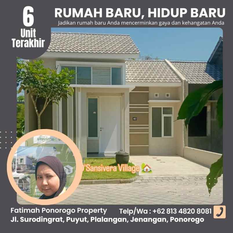 dijual rumah surodingrat puyut