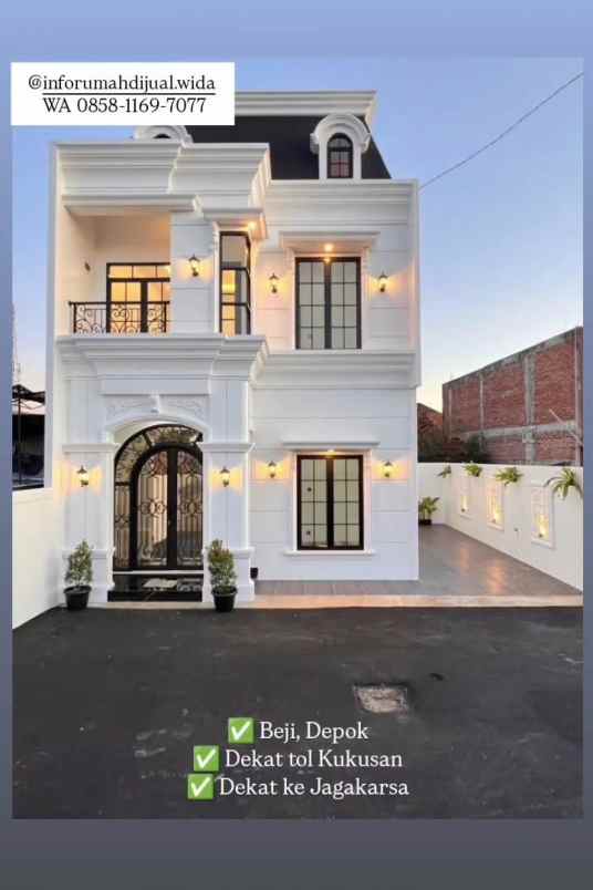 dijual rumah tanah baru