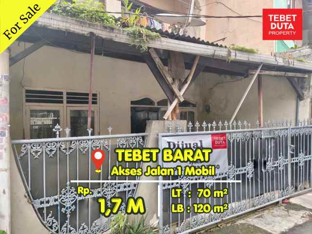 dijual rumah tebet timur