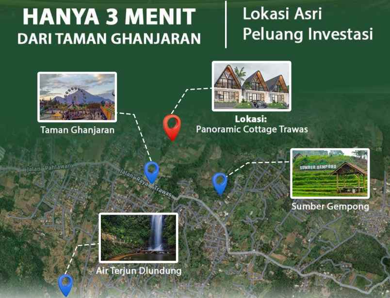 dijual rumah trawas mojokerto jawa timur