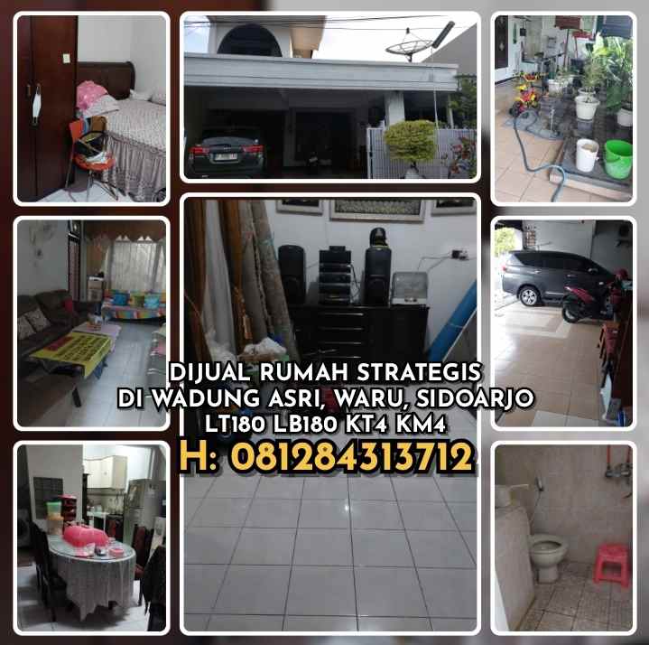 dijual rumah wadungasri waru sidoarjo