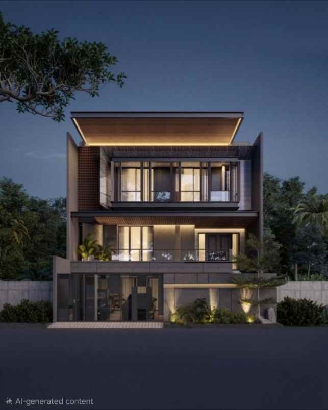 dijual rumah waterfront