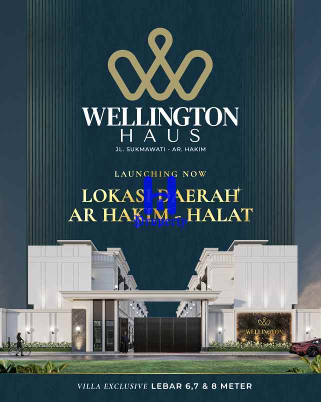 dijual rumah wellington haus jalan