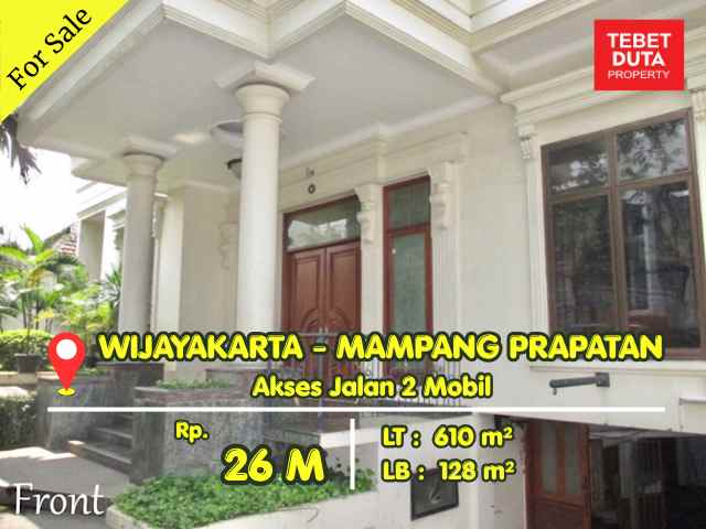 dijual rumah wijayakarta mampang prapatan