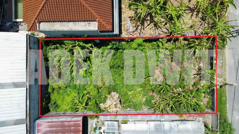 dijual tanah 300 m2 tukad musi renon denpasar