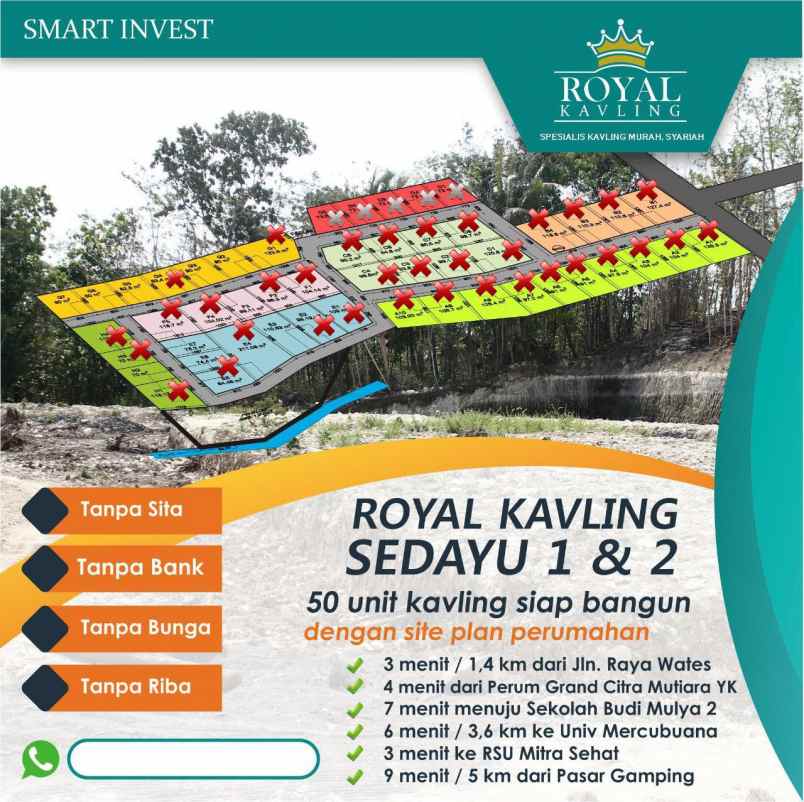 dijual tanah argomulyo bantul yogyakarta