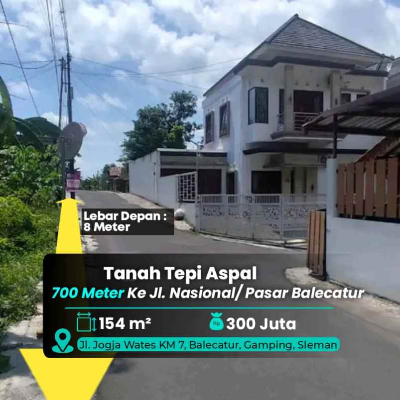 dijual tanah balecatur