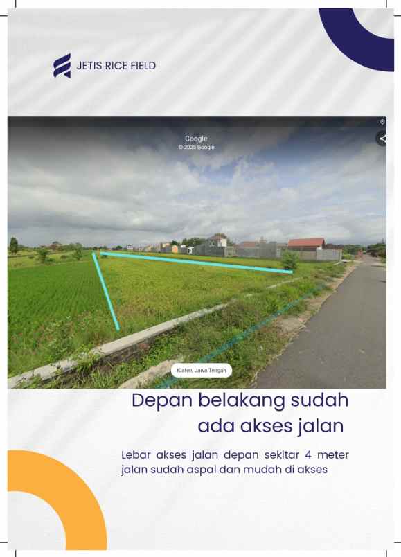 dijual tanah jalan dukuh sebanat jetis