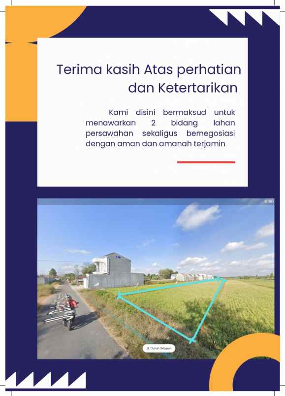 dijual tanah jalan dukuh sebanat jetis