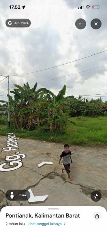 dijual tanah jalan petani gg harapan 4