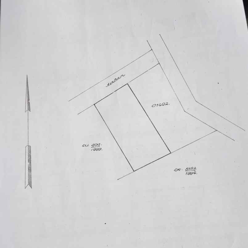 dijual tanah jl gunung tangkuban perahu
