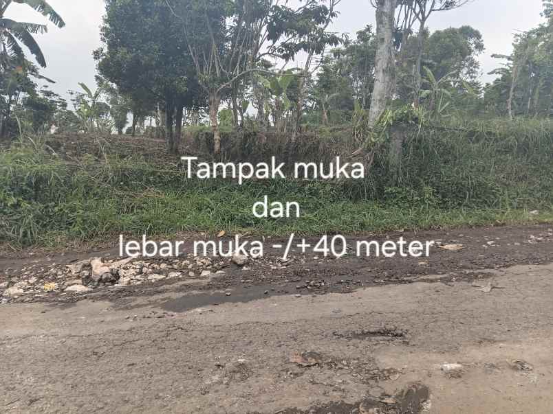 dijual tanah jl h gofur
